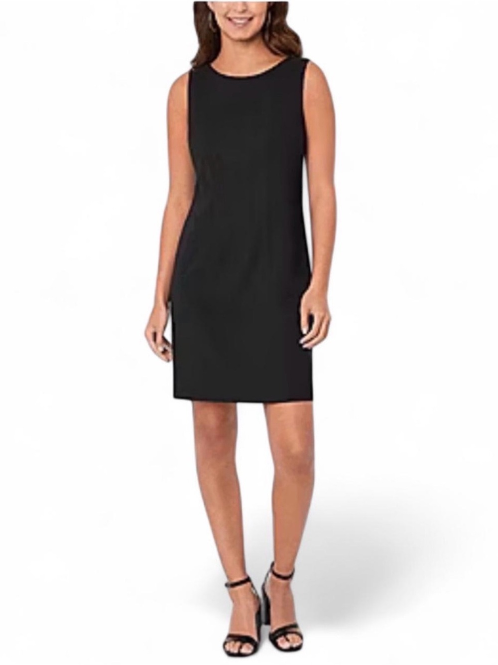 Alyx Black Sleeveless Mini Sheath Dress